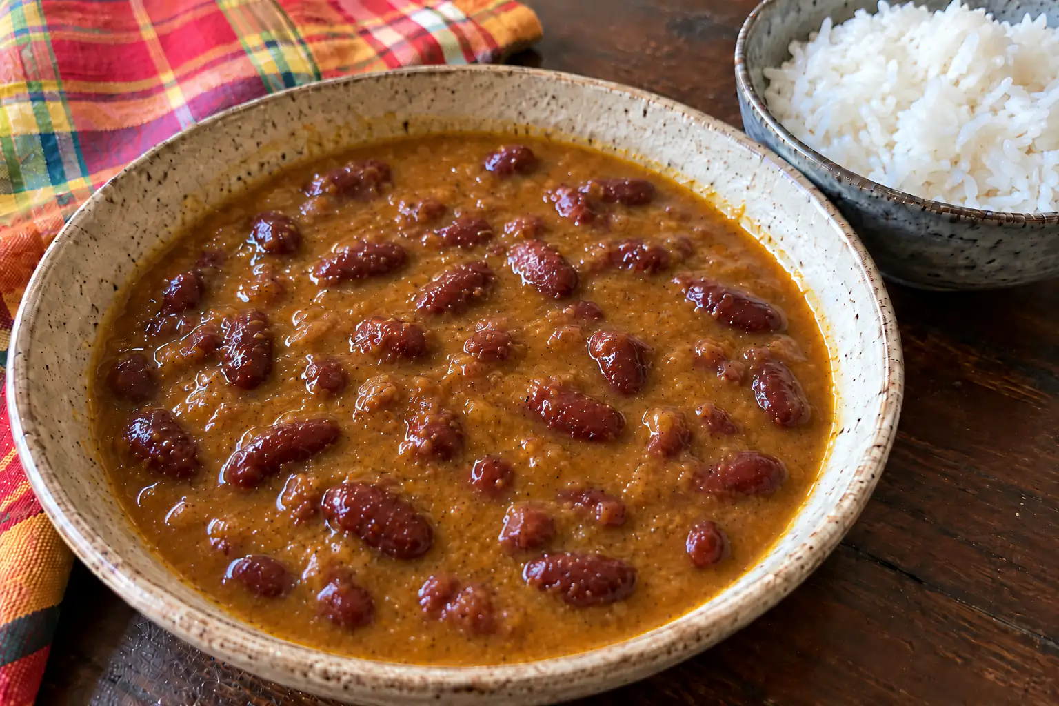 Grains réunionnais (haricots rouges en sauce)