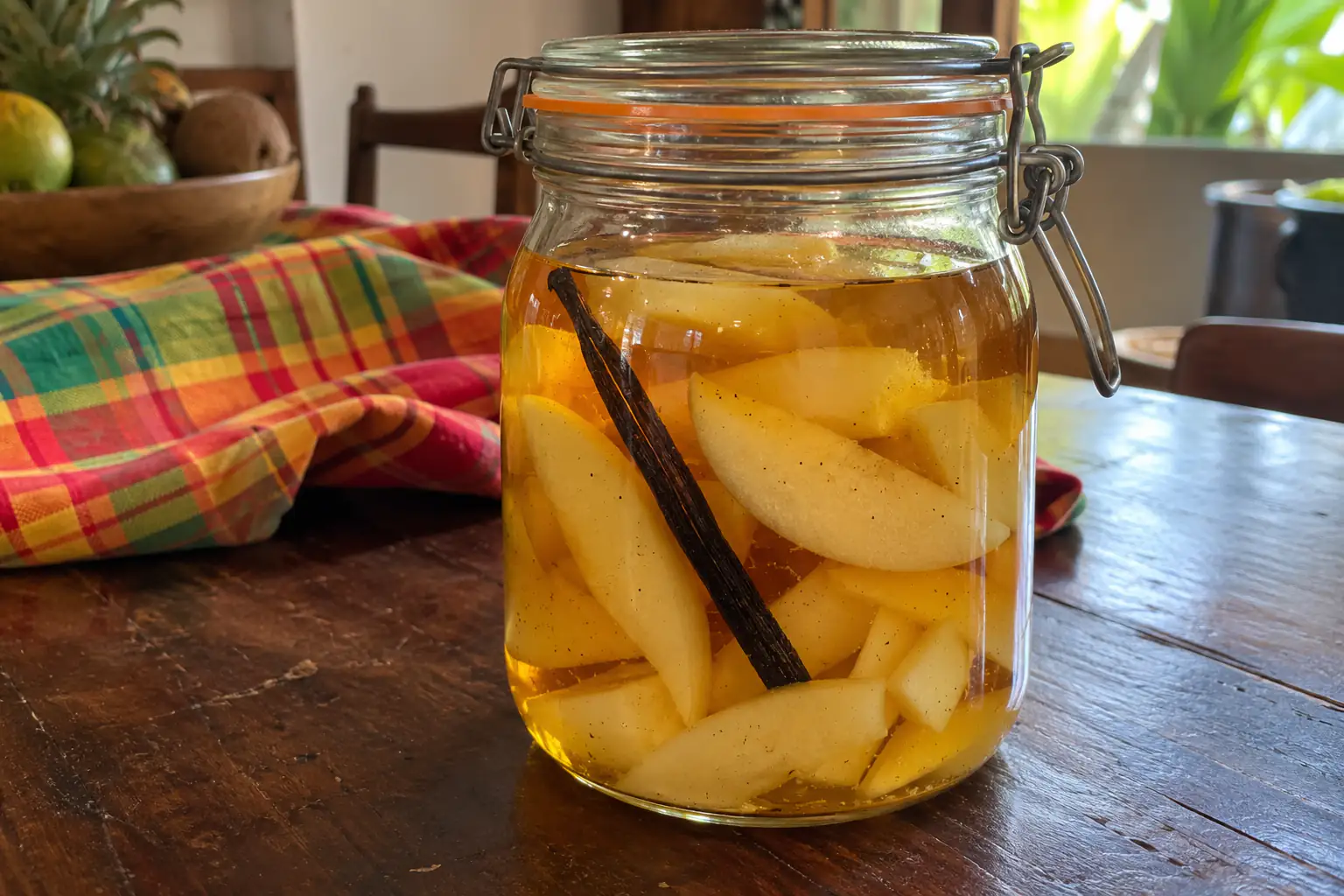 Rhum arrangé poire vanille