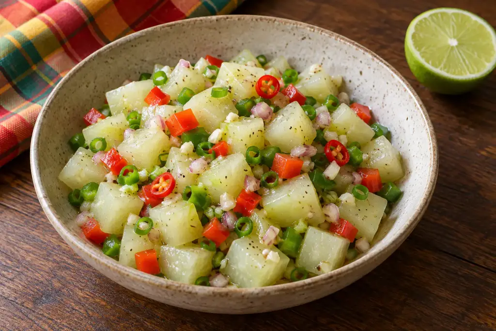 Salade de chouchou réunionnaise